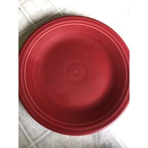 FIESTAWARE 10.5" Scarlet Red retired color DINNER PLATE Fiesta